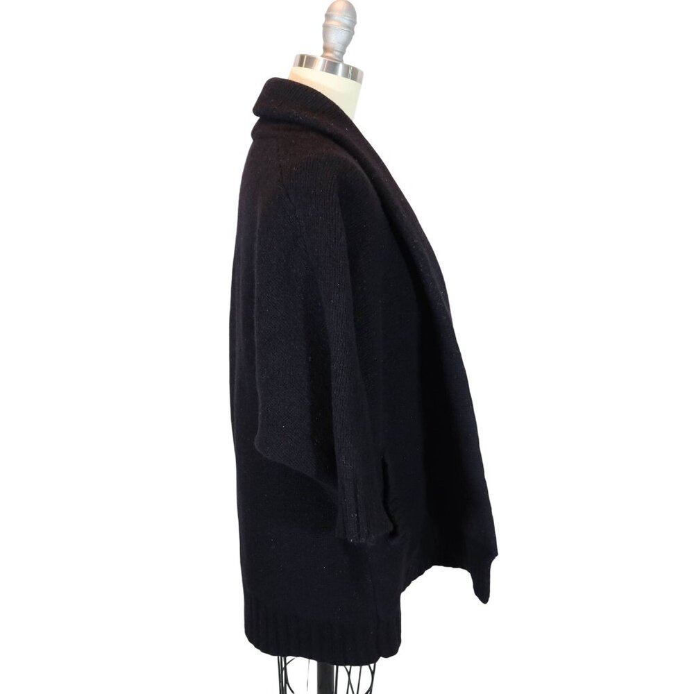POLO RALPH LAUREN Chunky Oversize Merino Wool Cashmere Open Cardigan Sweater XS - Picture 2 of 6